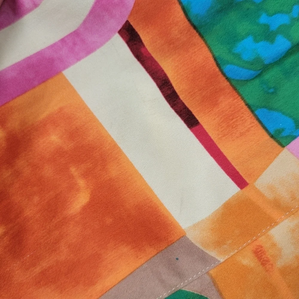 Multicolor Abstract Geometric Jacket #1494 - Picture 11 of 16